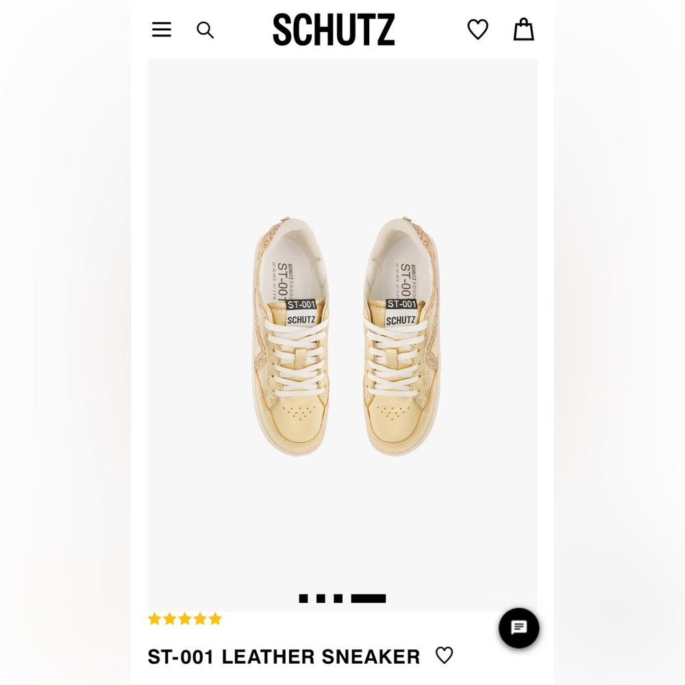 Schutz ST-001 LEATHER SNEAKER 9.5